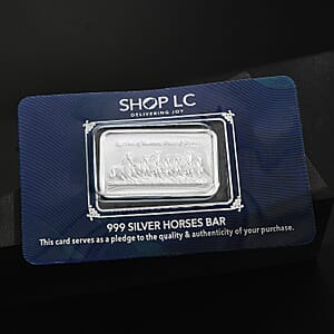 999 Fine Silver Victory Run Seven Horses Bar 10 Grams (Del. in 10-12 Days)