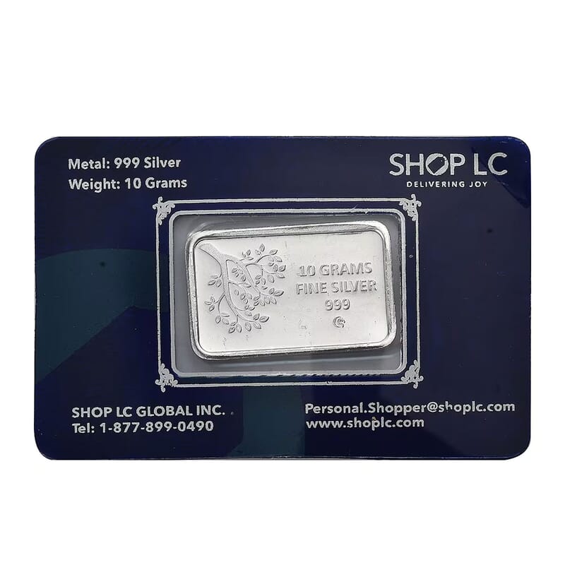 999 Fine Silver Victory Run Seven Horses Bar 10 Grams