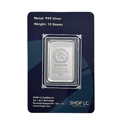 999 Fine Silver Guardian of Earth – Hand of Nature Bar 10 Grams