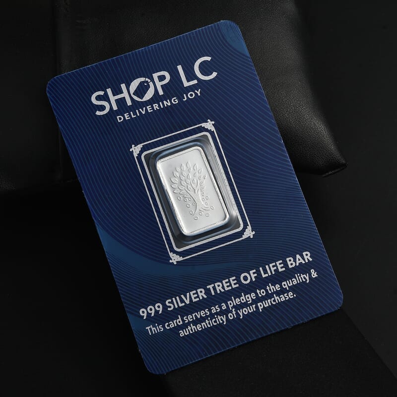 999 Fine Silver Tree of Life Bar 2 Grams