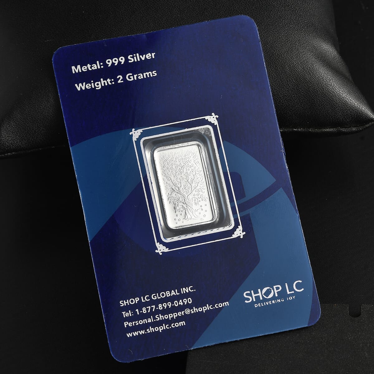 999 Fine Silver Pixiu Fortune Bar 2 Grams image number 2