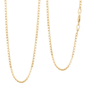 2mm Cuban Chain Necklace in 14K Yellow Gold 3.60 Grams 24 Inches 
