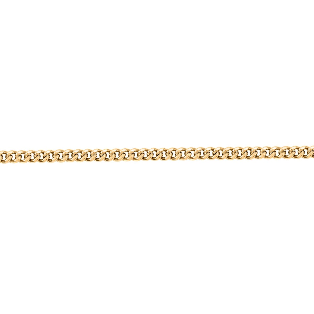 3mm Miami Cuban Chain Bracelet in 14K Yellow Gol (7.00 In) 2.2 Grams image number 2