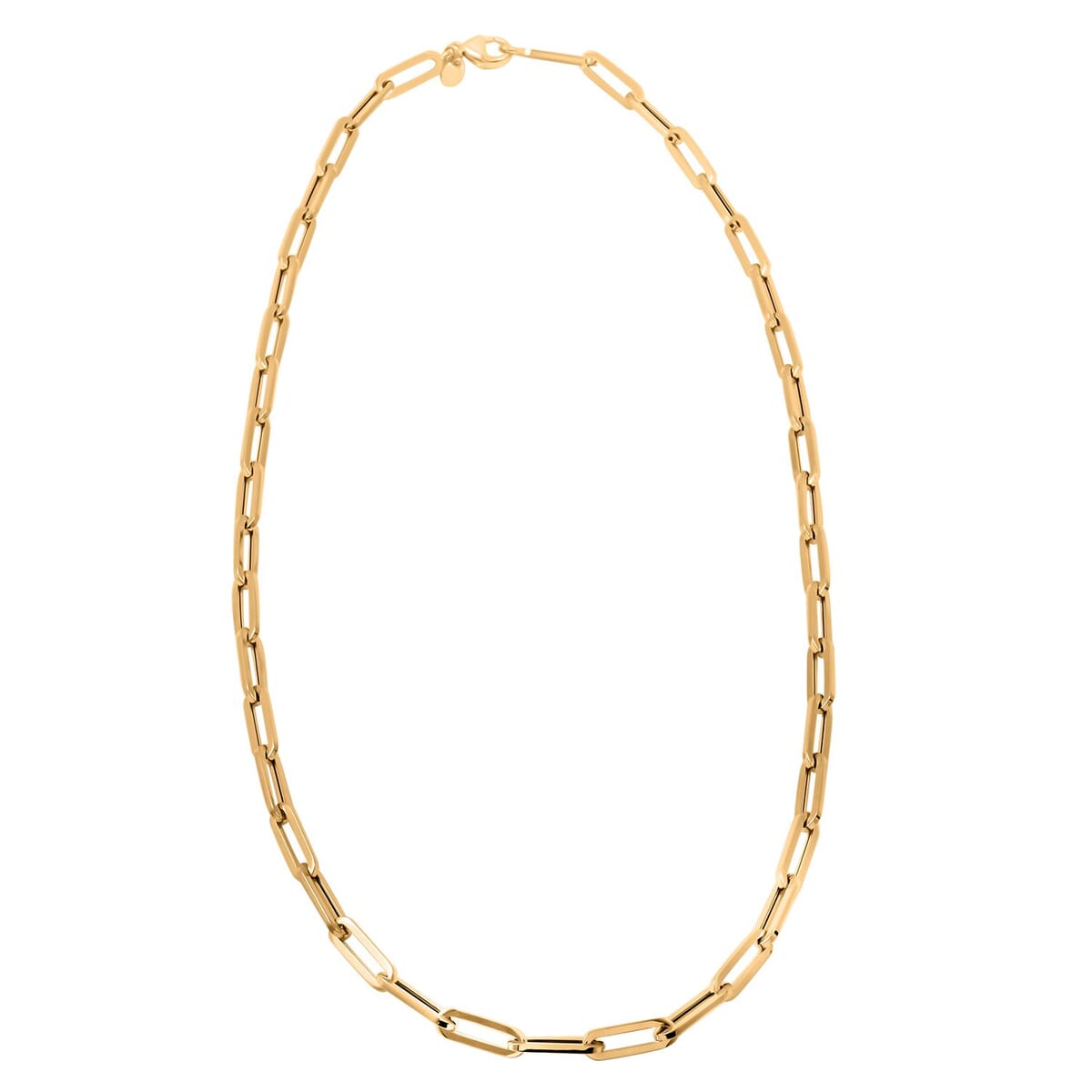 5mm Paper Clip Chain Necklace in 14K Yellow Gold 13.6 Grams 20 Inches image number 2