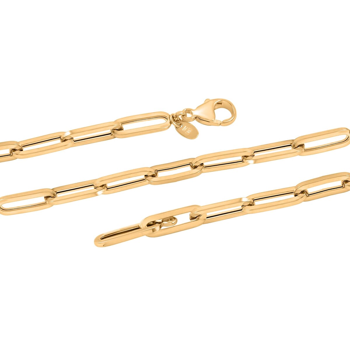 6mm Paper Clip Chain Necklace in 14K Yellow Gold 17.5 Grams 22 Inches image number 1