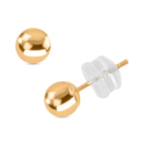 5mm Ball Stud Earrings in 14K Yellow Gold