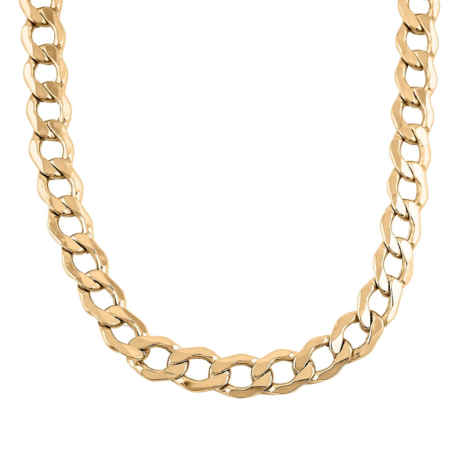 10K Yellow Gold 5.2 mm Curb Cuban Chain Necklace (20 Inches) (8.3 g)