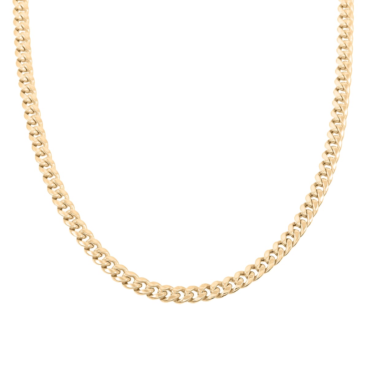 4.5 mm Miami Cuban Necklace in 10K Yellow Gold 24 Inches 10.5 Grams image number 2