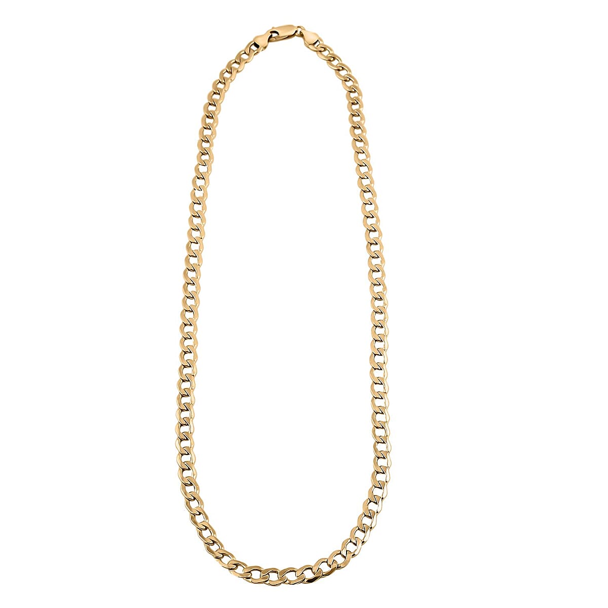10K Yellow Gold 5.2 mm Curb Cuban Chain Necklace (26 Inches) (10.3 g) image number 2