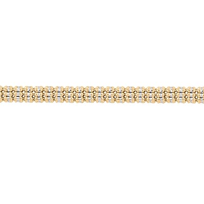 10K Yellow Gold 4.50 mm Ice Chain Bracelet (8.50 In) 11.7 Grams