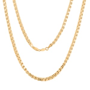 10K Yellow Gold 2.5 mm Alexander Chain Necklace 22 Inches 6.22 Grams 