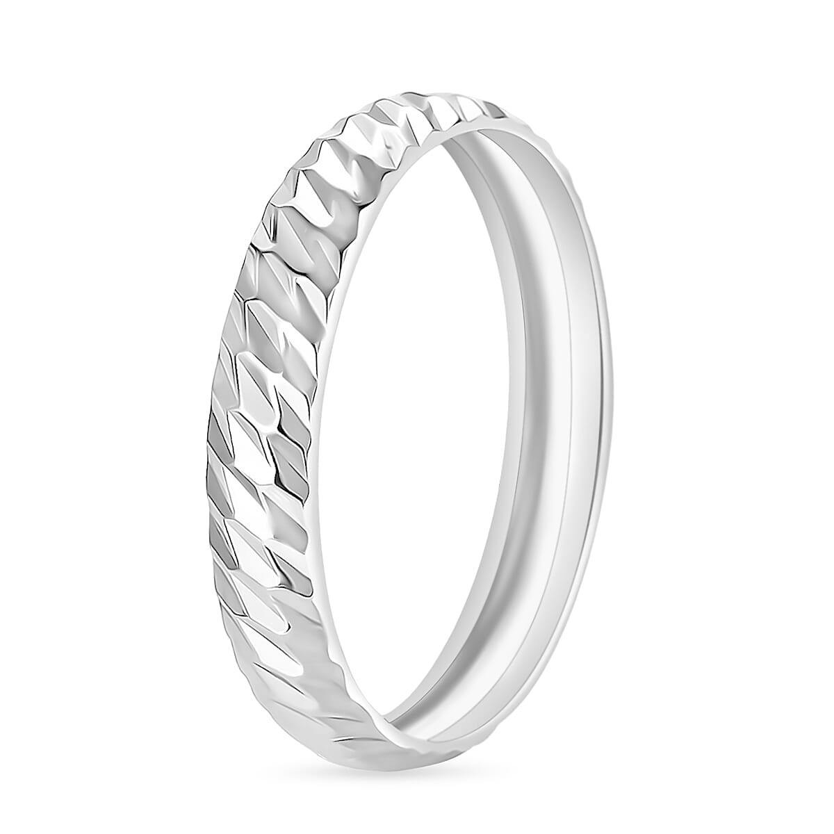 D'Joy Band Ring in 950 Platinum (Size 10.5) 3 Grams