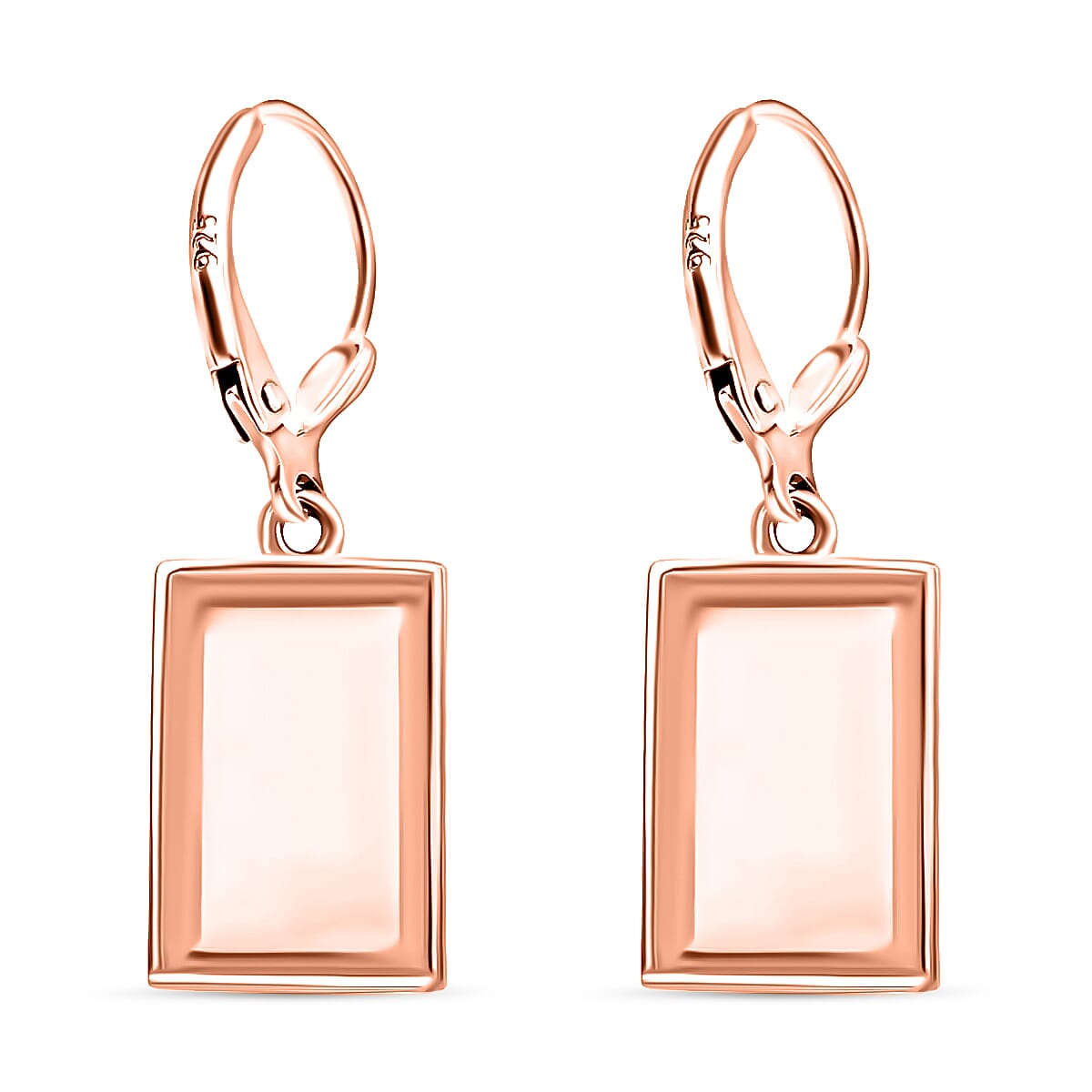 D'Joy Bar Earrings in 18K Vermeil Rose Gold Over Sterling Silver 3.5 Grams