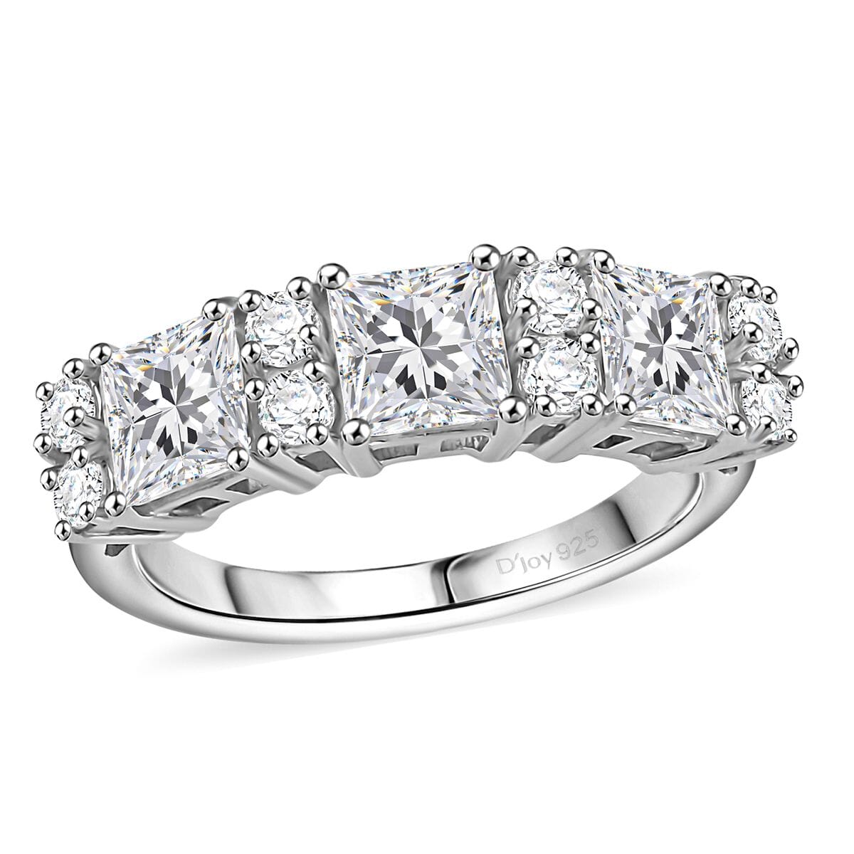 D'Joy Golconda Topaz 2.90 ctw Art Deco Ring in Platinum Over Sterling Silver (Size 10.0) image number 0