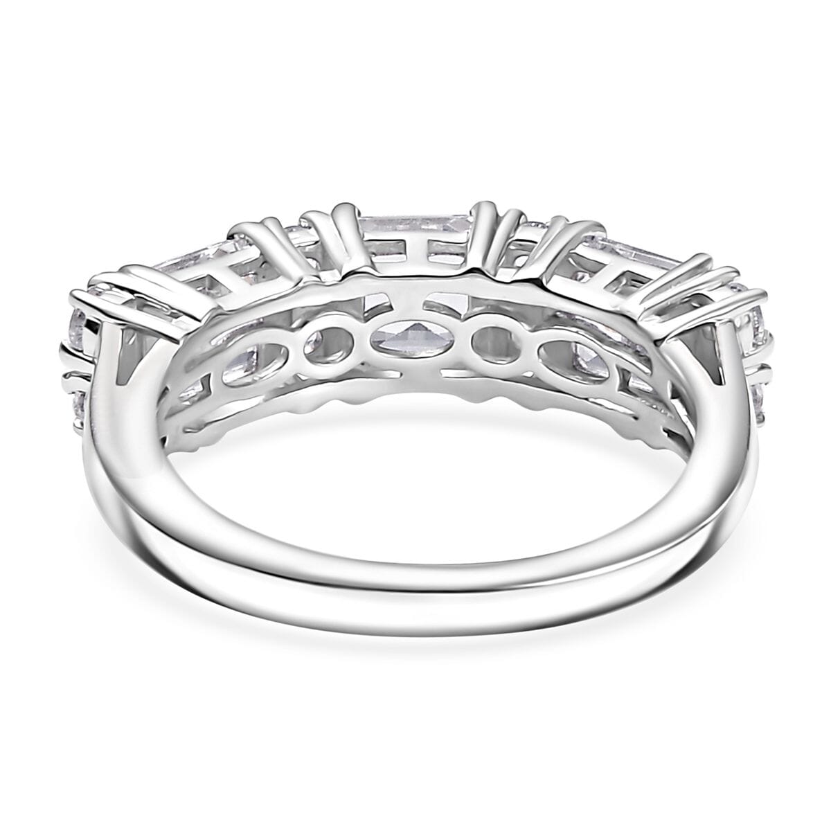 D'Joy Golconda Topaz 2.90 ctw Art Deco Ring in Platinum Over Sterling Silver (Size 10.0) image number 4