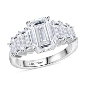 Luxuriant Lab Grown Diamond E-F VS 4.00 ctw Ring in 950 Platinum (Size 10.0)