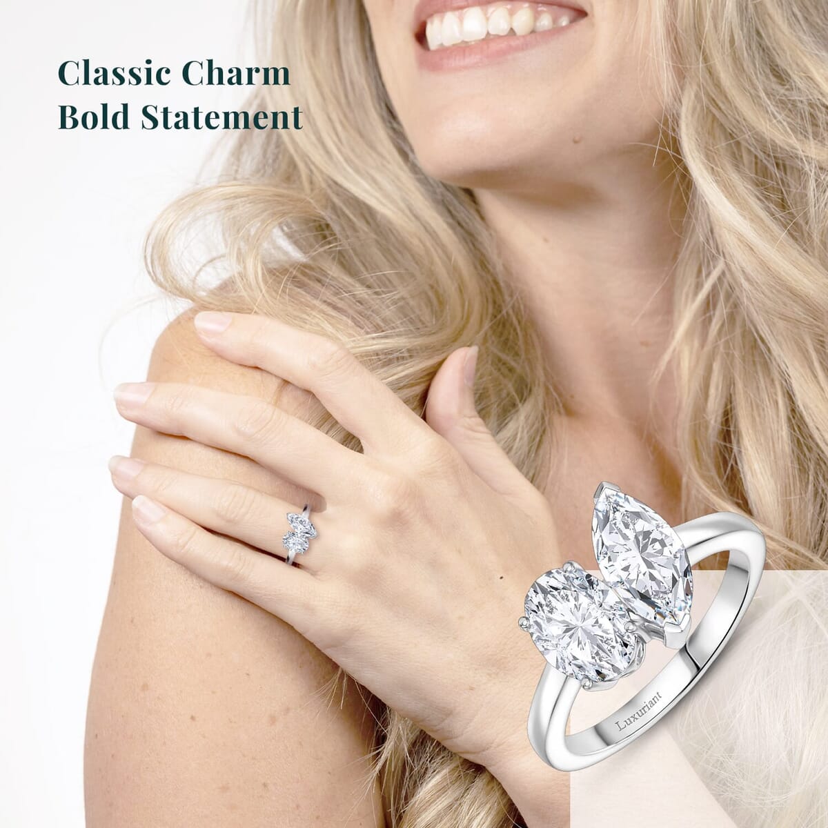 IGI Certified Luxuriant Lab Grown Diamond E-F VS 2.60 ctw Toi Moi Ring in 950 Platinum (Size 10.0) image number 1