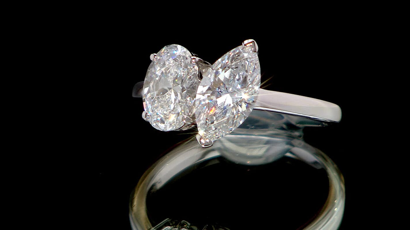 Luxuriant Lab Grown Diamond E-F VS 2.60 ctw Ring in 950 Platinum (Size 10.0)