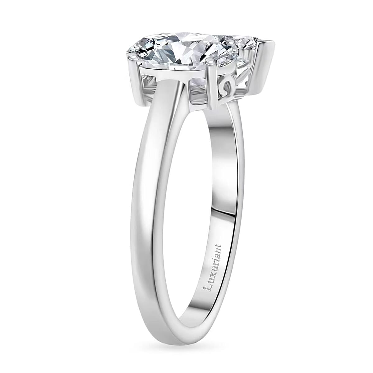 IGI Certified 950 Platinum Luxuriant Lab Grown Diamond (E-F, VS) Toi Moi Ring (Size 9.5) 2.60 ctw image number 8