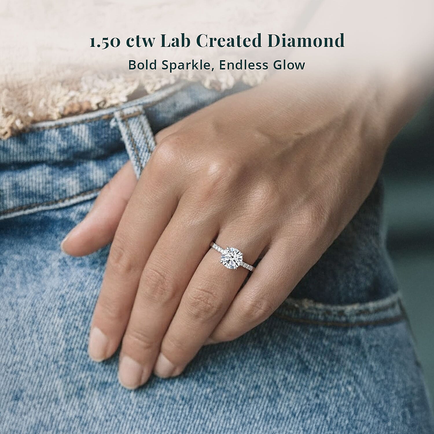 IGI Certified Luxuriant Lab Grown Diamond (E-F, VS) Halo Ring in 950 Platinum 1.50 ctw (Size 10.0)