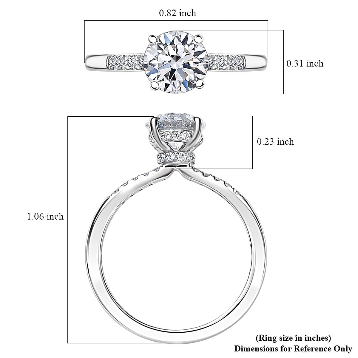 IGI Certified Luxuriant Lab Grown Diamond E-F VS 1.50 ctw Majesty Hidden Halo Ring in 950 Platinum (Size 7.0) image number 5