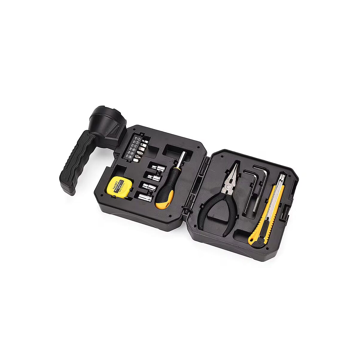 Solar Flash Light Tool Box Set - White image number 9