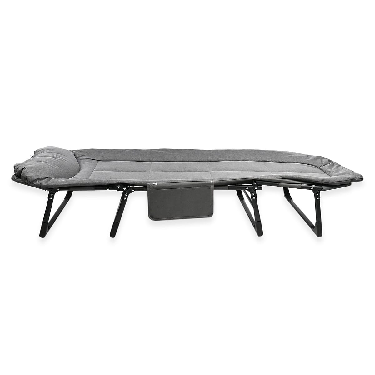 CLOSEOUT Grey Folding Outdoor/Indoor Cot 70X30 Inches image number 1