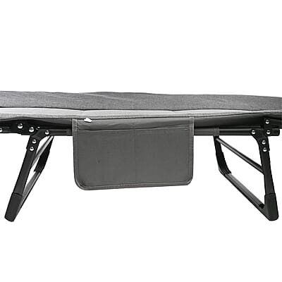 CLOSEOUT Grey Folding Outdoor/Indoor Cot 70X30 Inches