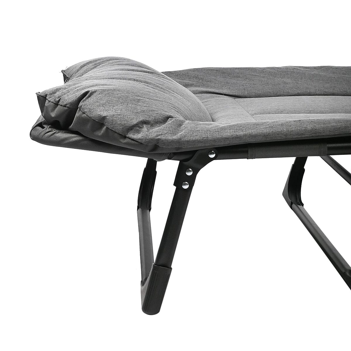 CLOSEOUT Grey Folding Outdoor/Indoor Cot 70X30 Inches image number 7