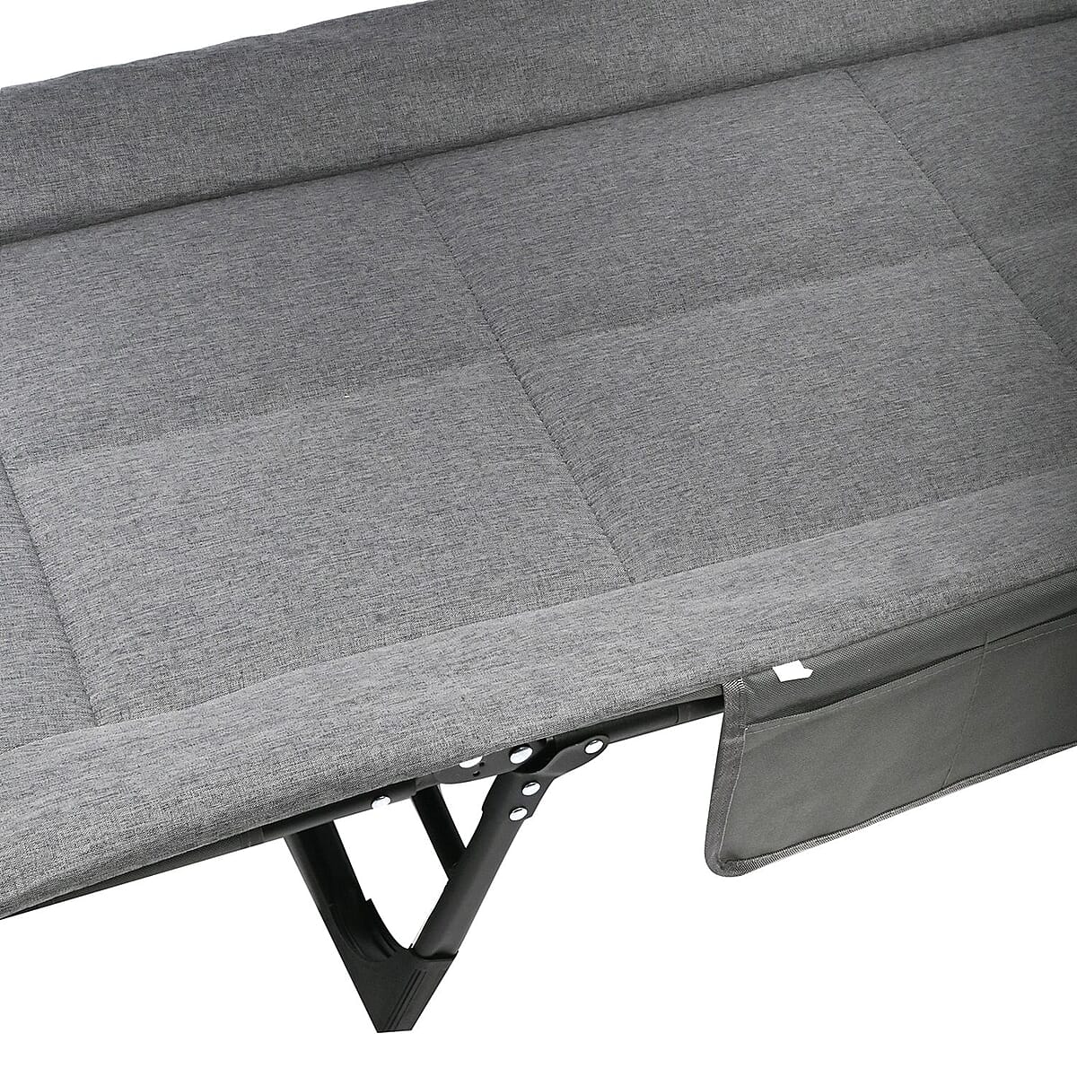 CLOSEOUT Grey Folding Outdoor/Indoor Cot 70X30 Inches image number 8