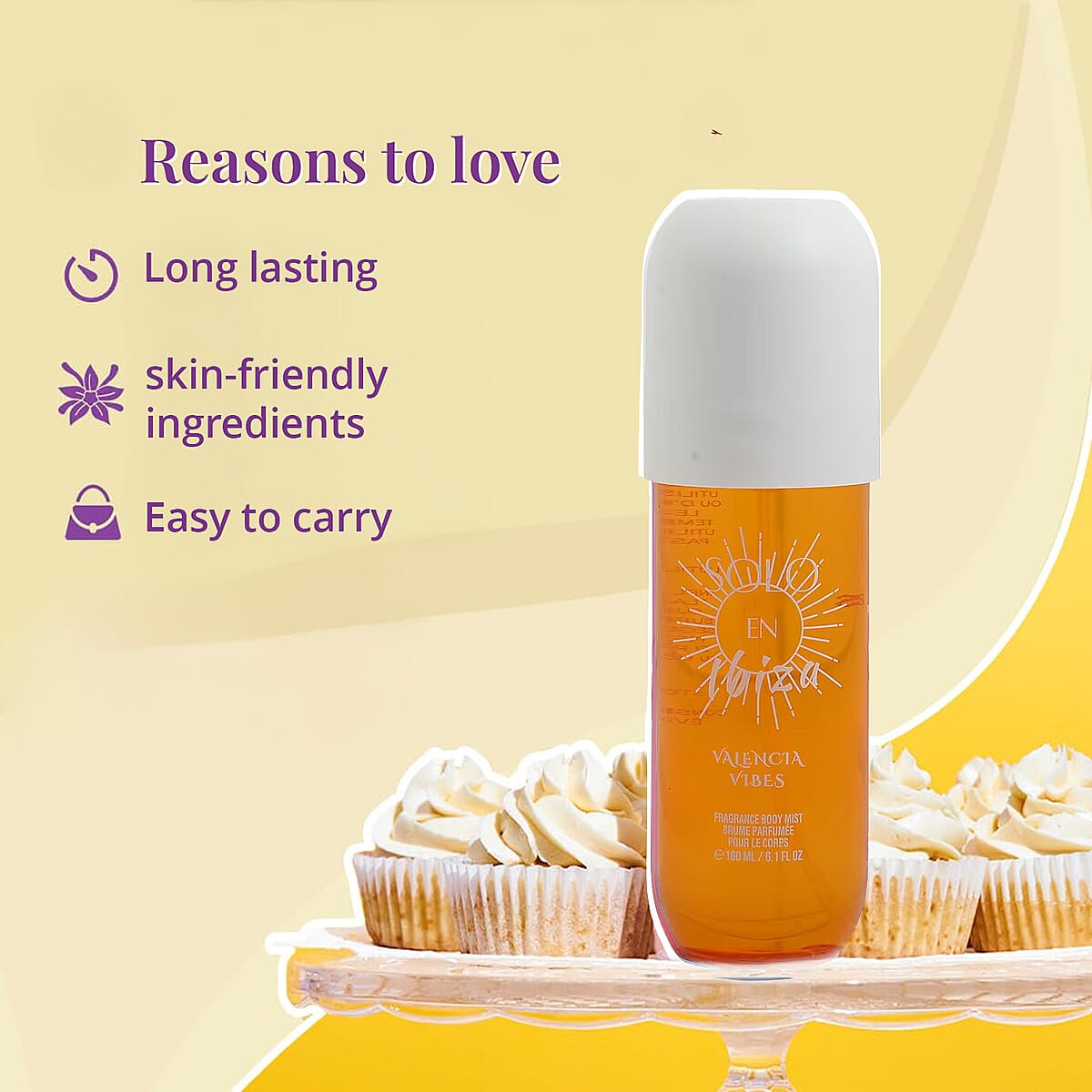 SOLO EN IBIZA Valencia Vibes Body Mist 6.1oz image number 3