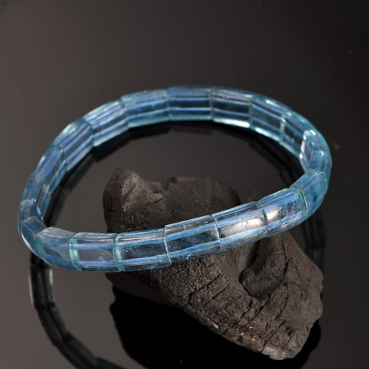 Santa Maria Aquamarine 85.00 ctw Stretch Bracelet  image number 1