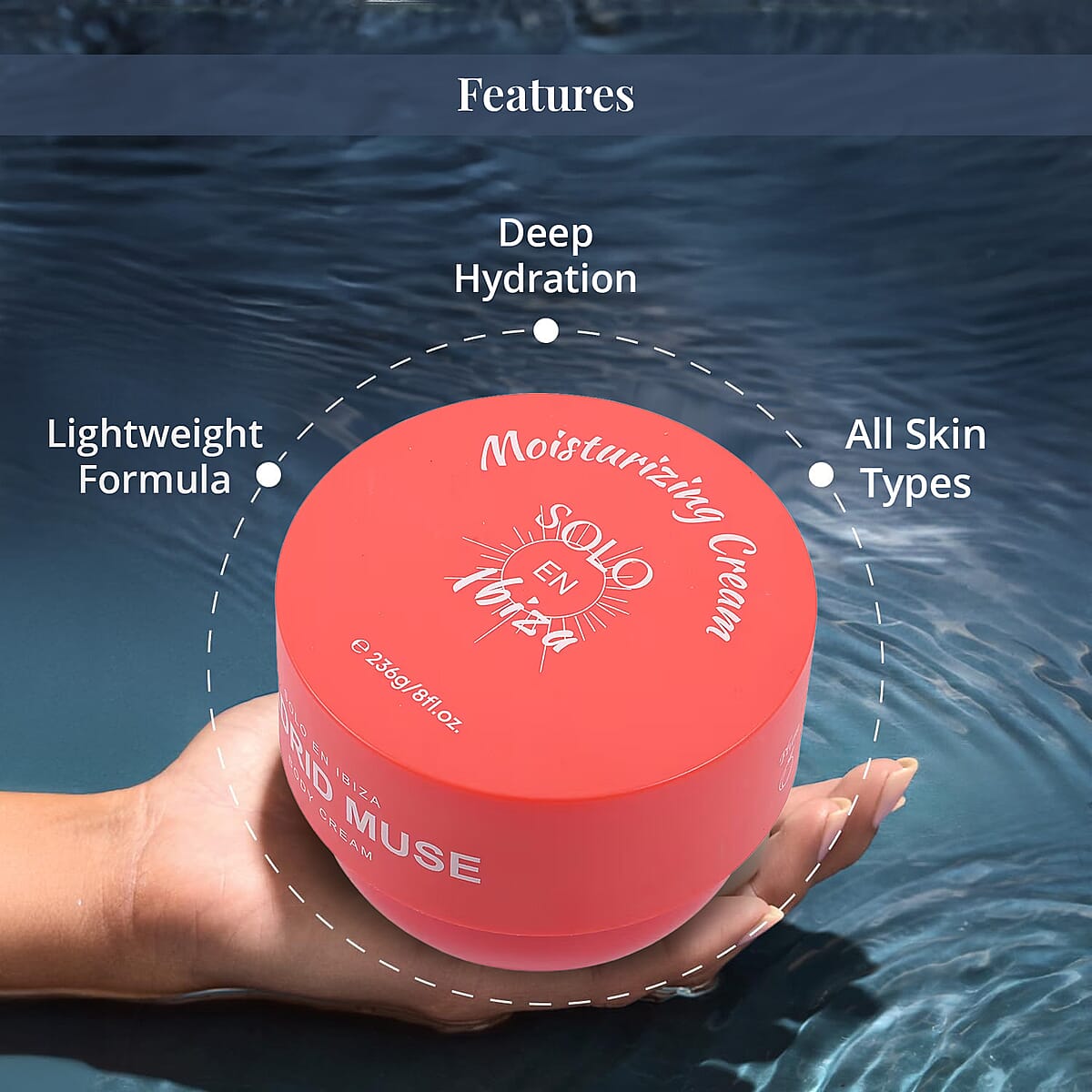 SOLO EN IBIZA Madrid Muse 8oz Body Cream image number 3