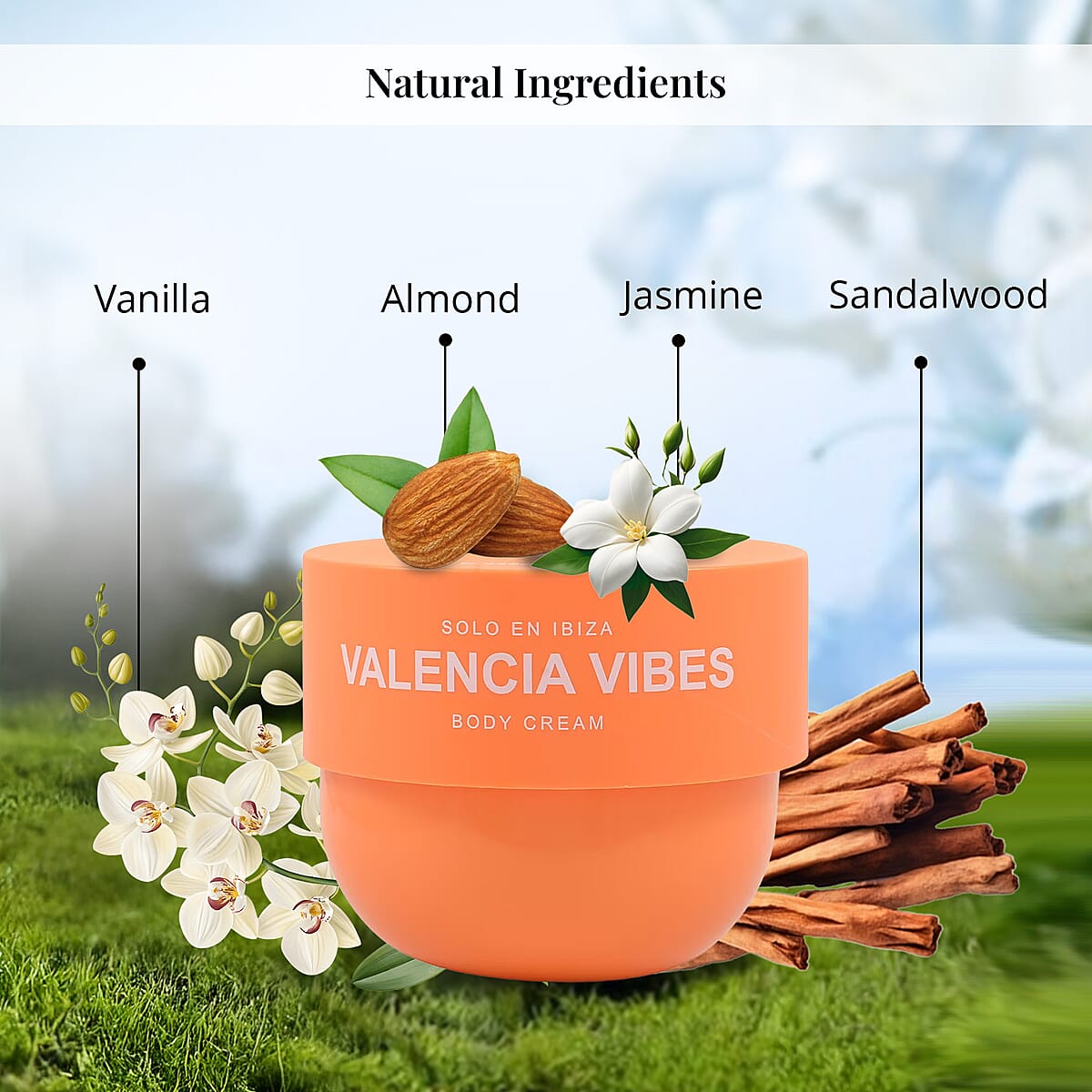 SOLO EN IBIZA Valencia Vibes 8oz Body Cream image number 4