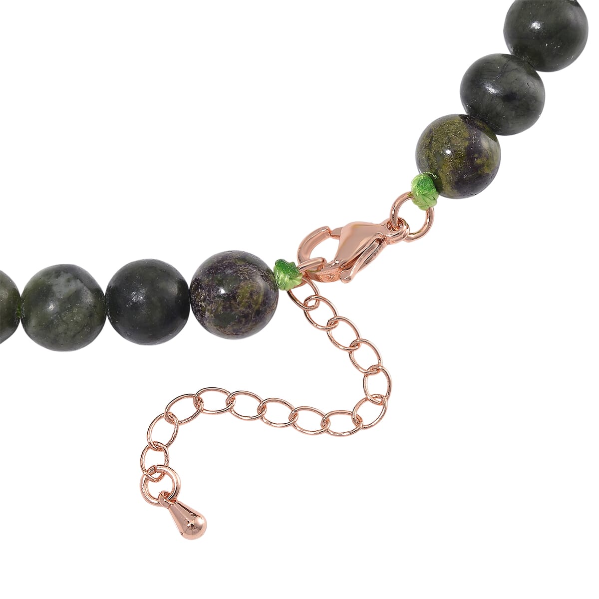 Multi Gemstone 210.00 ctw Beaded Necklace in Rosetone 18-20 Inches image number 4