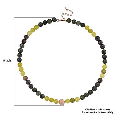 Multi Gemstone 210.00 ctw Beaded Necklace