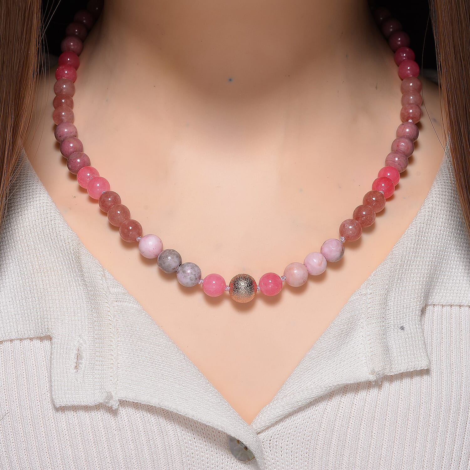 Multi Gemstone 210.00 ctw Beaded Necklace 18-20 Inches