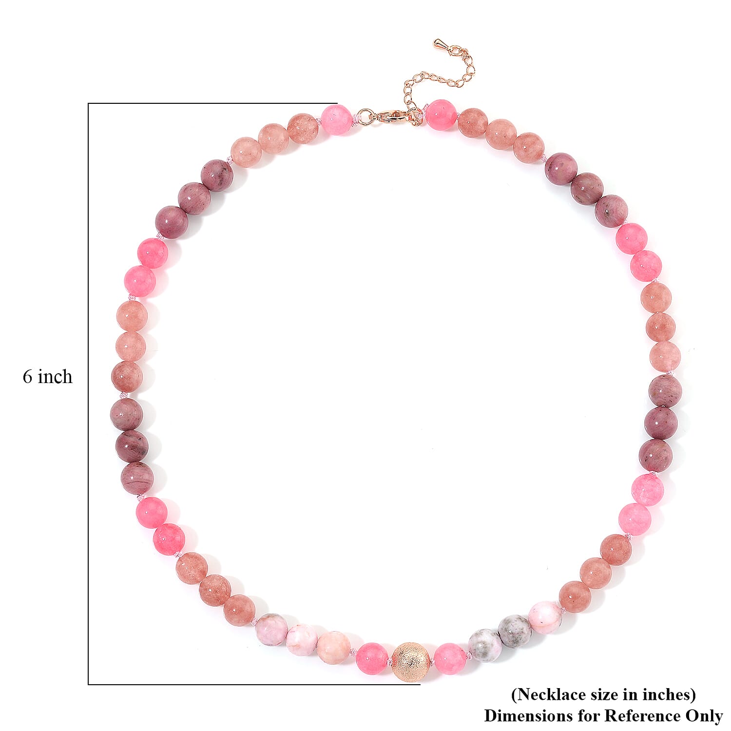 Multi Gemstone 210.00 ctw Beaded Necklace 18-20 Inches