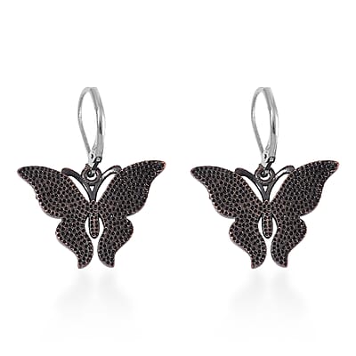 Abalone Shell Lever Back Earrings in Silvertone and Stainless Steel