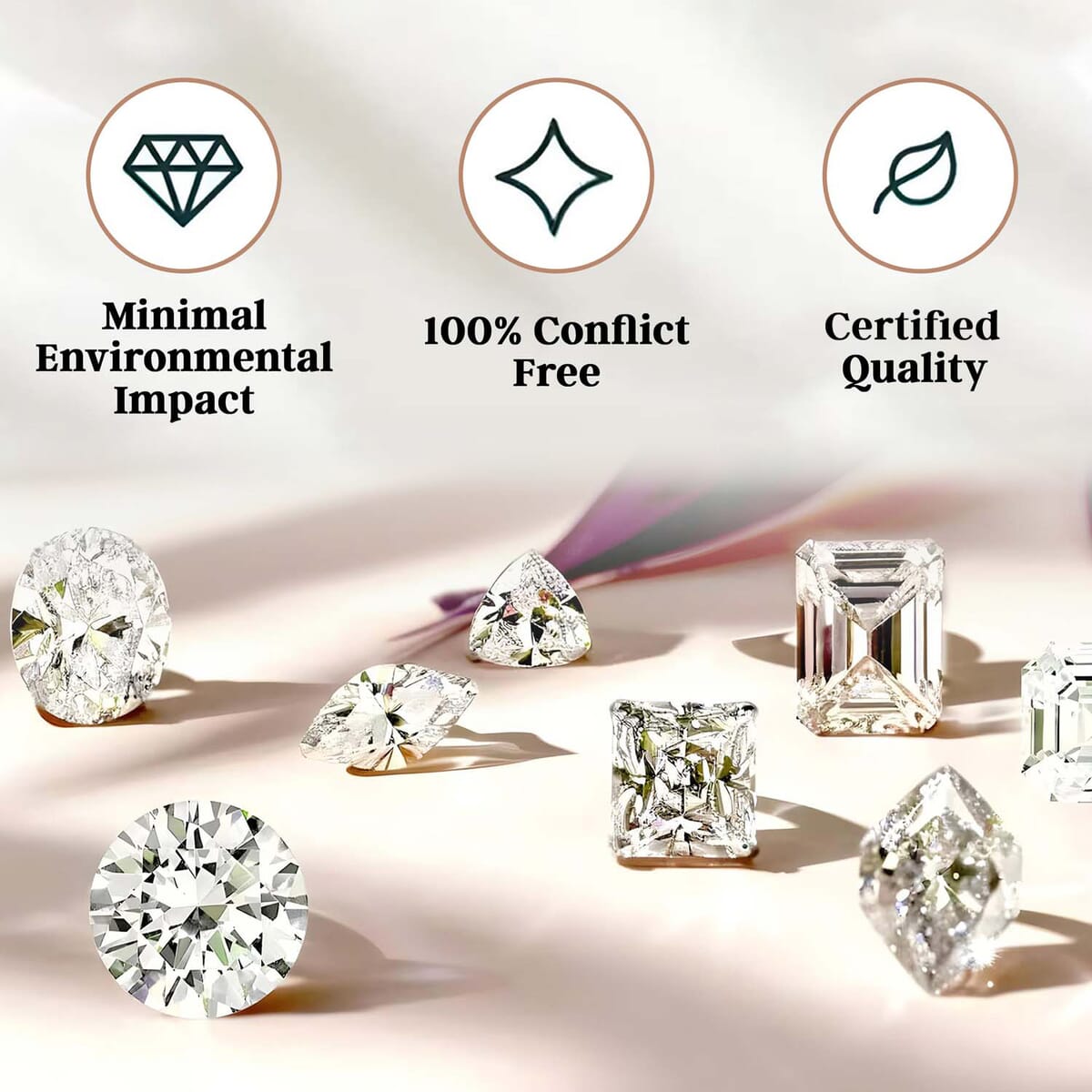 IGI Certified Luxuriant Lab Grown Diamond E-F VS 2.00 ctw Solitaire Stud Earrings in 14K Yellow Gold image number 4