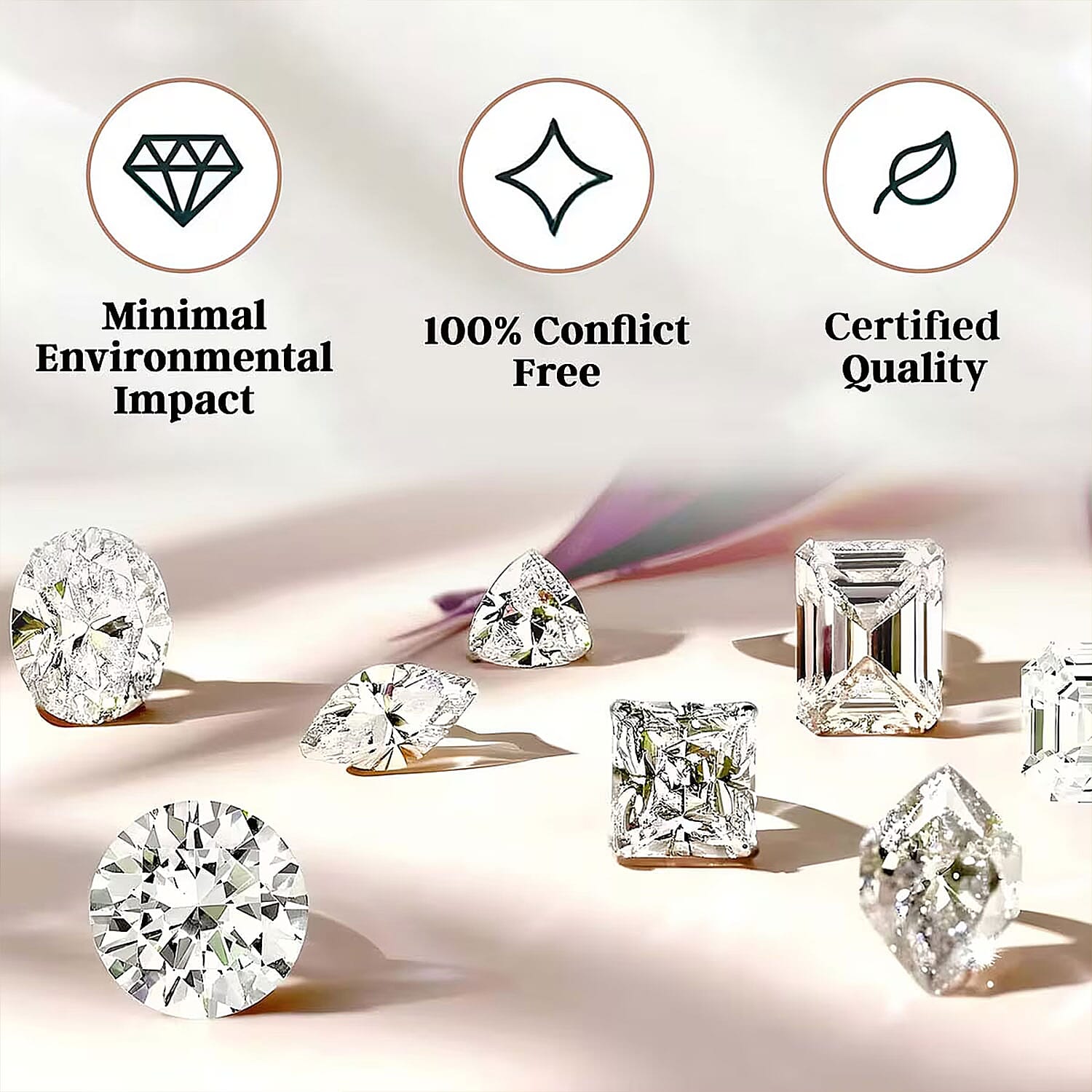IGI Certified Luxuriant Lab Grown Diamond E-F VS 2.00 ctw Solitaire Stud Earrings in 14K Yellow Gold (Del. In 8-10 Days)