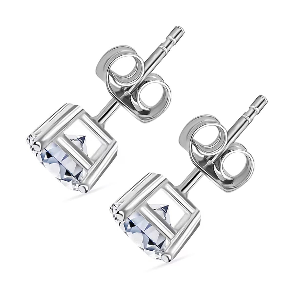 IGI Certified Luxuriant Lab Grown Diamond E-F VS 3.00 ctw Solitaire Stud Earrings in 950 Platinum image number 8