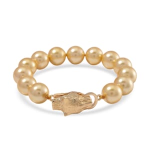  Golden Shell Pearl  Bracelet (Size - 7.5) 150.00 150.00 ctw
