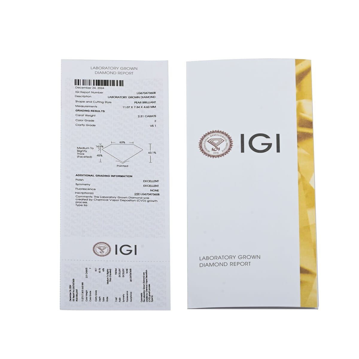 IGI Certified Luxuriant Lab Grown Diamond E-F VS 3.00 ctw Dew Drop Ring in 950 Platinum (Size 10.0) image number 6