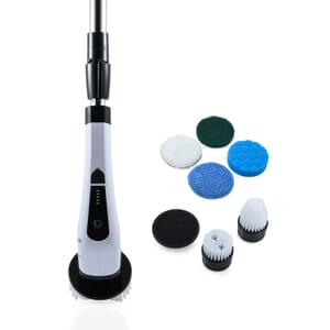 HAWK Gray and Black 7 in 1 Cleaning Brush