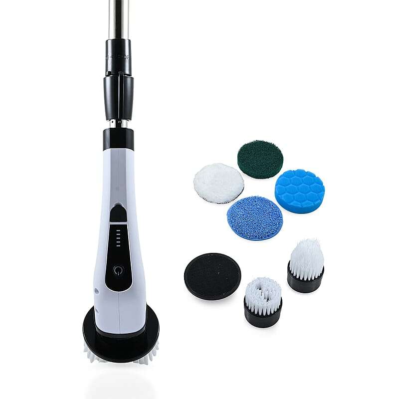 HAWK Gray and Black 7 in 1 Cleaning Brush