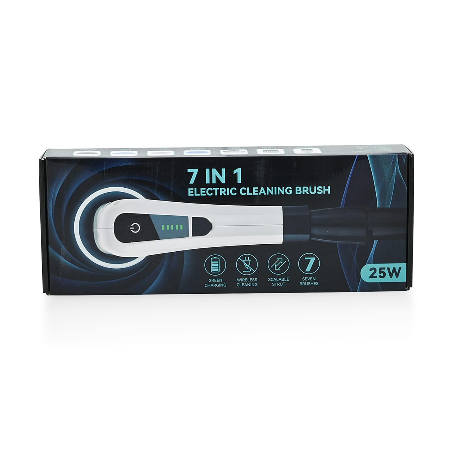 HAWK Gray and Black 7 in 1 Cleaning Brush