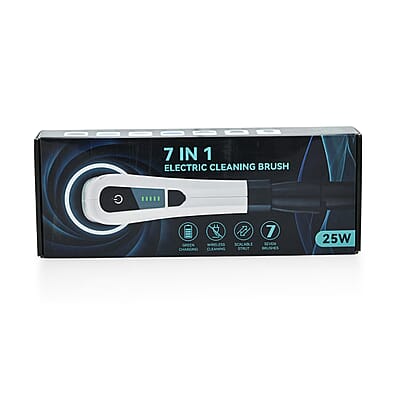 HAWK Gray and Black 7 in 1 Cleaning Brush