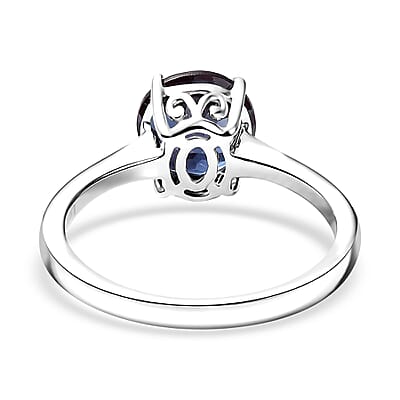 Certified & Appraised AAA Luxuriant Lab Grown Alexandrite 2.15 ctw Solitaire Ring in 10K White Gold (Size 10.0)