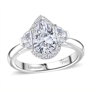 IGI Certified Luxuriant Lab Grown Diamond E-F VS 2.00 ctw Divine Embrace Ring in 950 Platinum (Size 10.0)